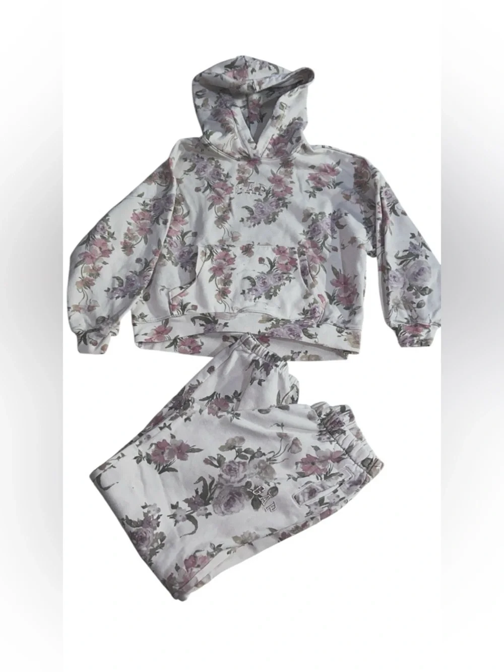 Gap × LoveShackFancy Kids Floral Relaxed Logo size XL (12) SET - Picture 2 of 7
